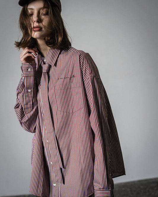 Stripe Message Tie Shirts