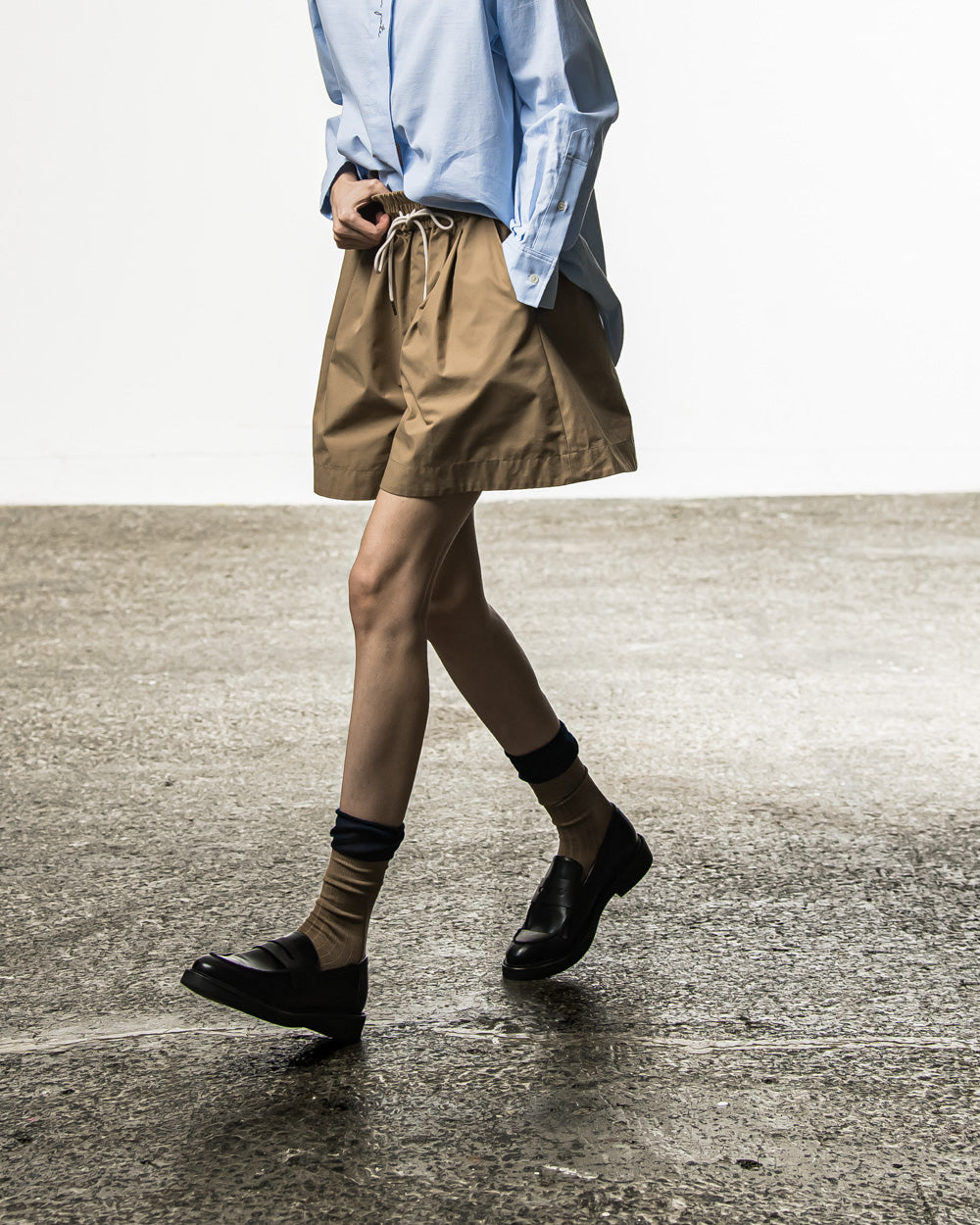 Layered Like Wide Rib Socks