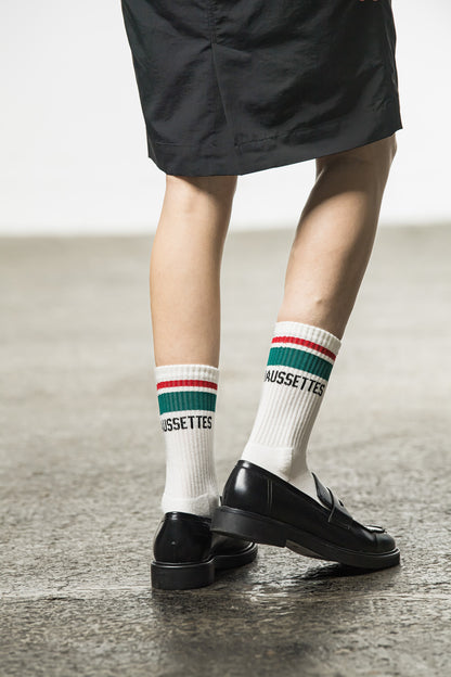 Line Logo Pile Socks