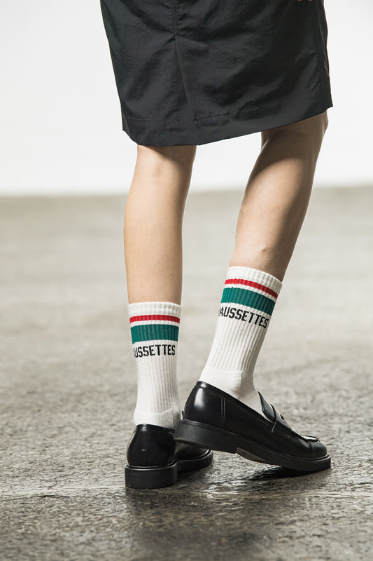 Line Logo Pile Socks