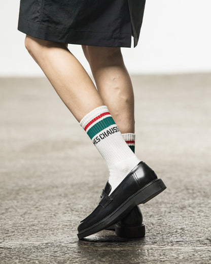 Line Logo Pile Socks