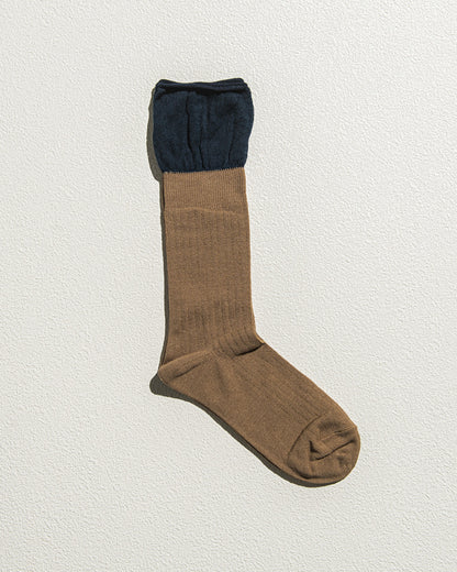 Layered Like Wide Rib Socks